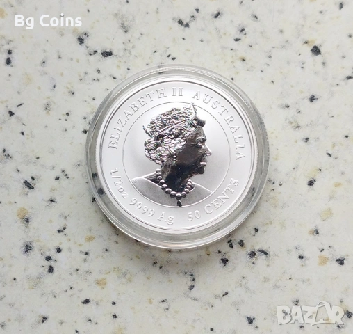 Сребро 1/2 OZ 2021 Бик, снимка 2 - Нумизматика и бонистика - 53053557