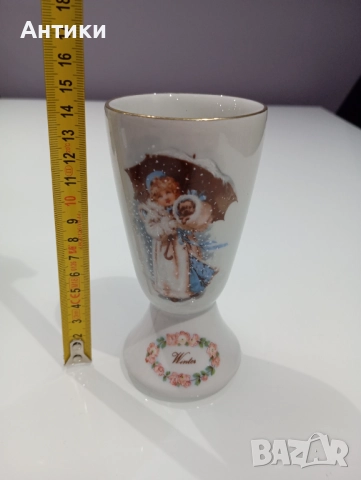 Порцеланова стара красива чаша, снимка 2 - Чаши - 52553129