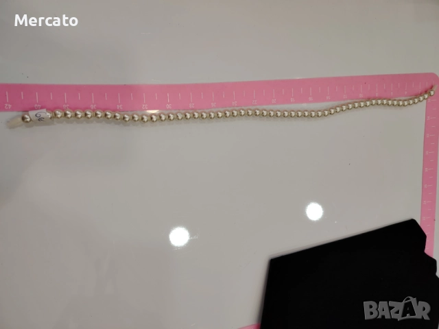 Перлена огърлица АРТ №117, снимка 2 - Колиета, медальони, синджири - 52321372