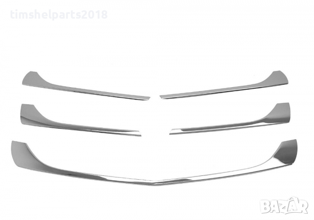 Хромирани лайсни предна решетка за MERCEDES Vito W447 след 2014 година, снимка 4 - Аксесоари и консумативи - 36484249