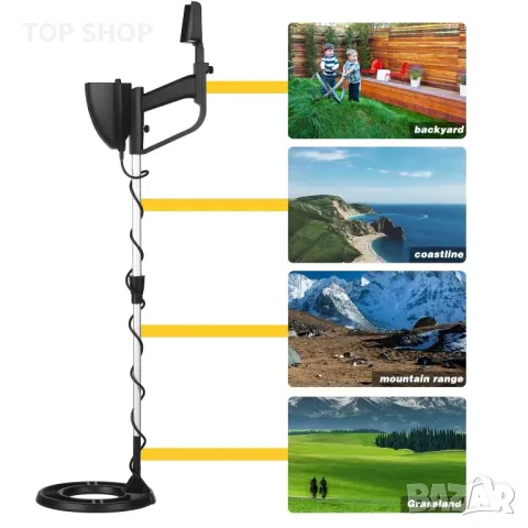 Металотърсач, Металдетектор, Водоустойчив, Метал детектор, златотърсач, Garrett, за злато, сребро, снимка 7 - Друга електроника - 49746463