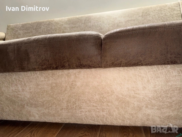СПЕШНО - Ъглов Диван Иввекс Елеганс - КАТО НОВ, снимка 7 - Дивани и мека мебел - 53383056