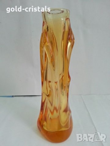 Стъклена ваза кристално стъкло , снимка 7 - Антикварни и старинни предмети - 27170136