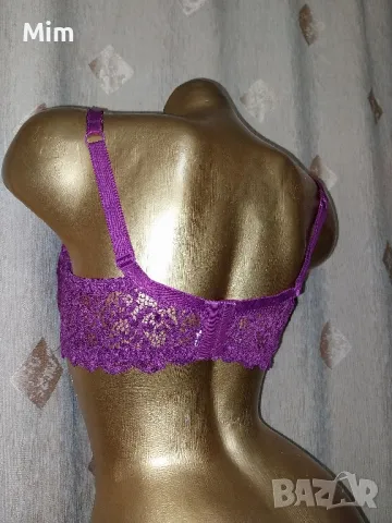 Collection 105 C Дантелен сутиен бордо , снимка 6 - Бельо - 47899323