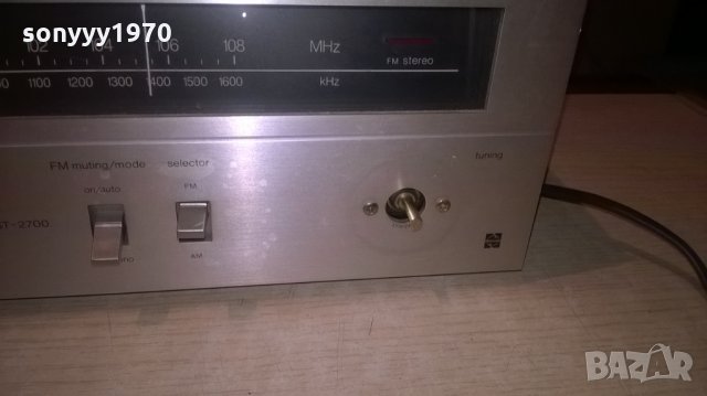 panasonic st-2700 tuner-japan-внос швеицария, снимка 7 - Ресийвъри, усилватели, смесителни пултове - 26260954