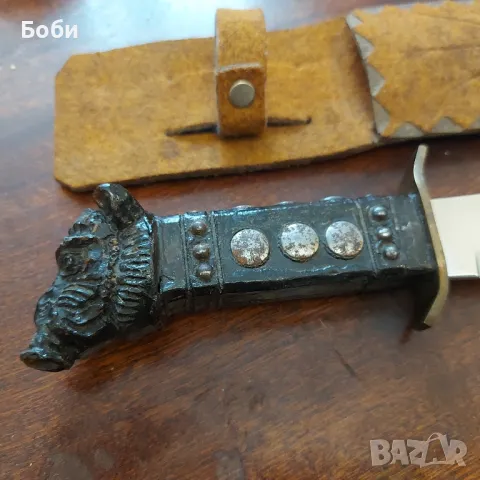 Стар Рядък Колекционерски Ловен Нож 1300г. България, снимка 11 - Колекции - 49222013