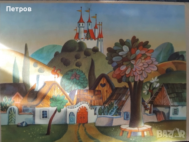 Уникален Винтидж Детски куклен театър, чешки, от 60- 70-те, снимка 4 - Колекции - 52839739