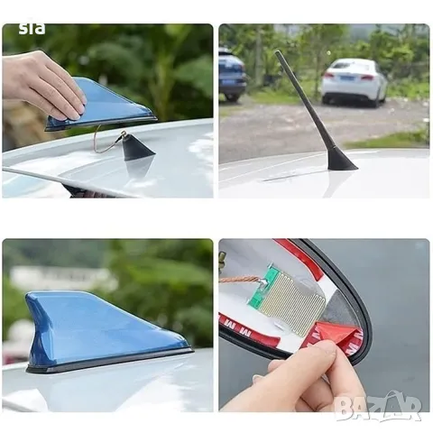 Антена за кола, тип Акула, Електрическа, 3 цвята, снимка 6 - Аксесоари и консумативи - 48150064