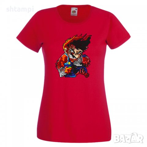 Дамска тениска Mario Flame Игра,Изненада,Подарък,Празник,Повод, снимка 6 - Тениски - 37236397