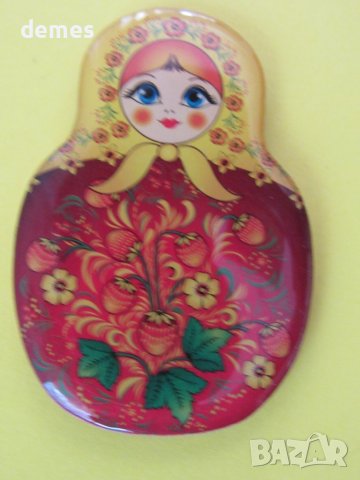 Автентичен магнит-матрьошка от Русия, снимка 3 - Колекции - 44020454