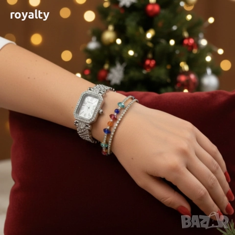 Часовник и гривни в комплект – завършена визия без усилие, снимка 5 - Дамски - 52584763