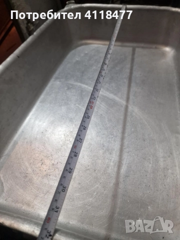 Голяма алуминиева тава, снимка 4 - Съдове за готвене - 52865444