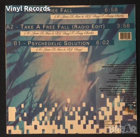 Dance 2 Trance – Take A Free Fall, Vinyl 12", 45 RPM, снимка 2 - Грамофонни плочи - 44042318