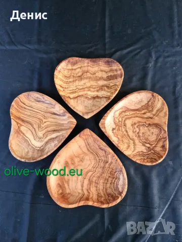 Дървени купи, чинии, чаши, дъски и плата за мезета от маслиново дърво  35 лв, снимка 13 - Прибори за хранене, готвене и сервиране - 40215946