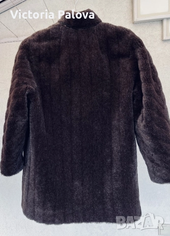 Луксозно  палто/ шуба GALAN алпака, снимка 12 - Палта, манта - 52197098