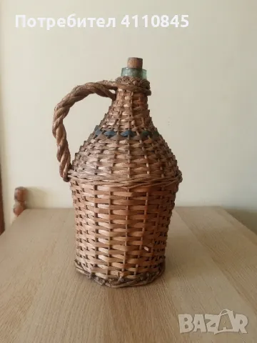 Плетена дамаджана 3л., снимка 6 - Декорация за дома - 49109549