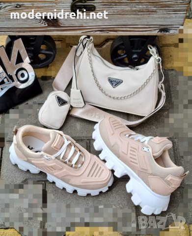 Дамски спортени обувки и чанта Prada код 49, снимка 1 - Дамски ежедневни обувки - 32553042