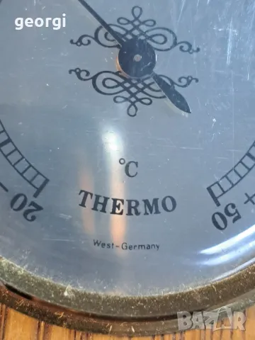 немска домашна метеорологична станция термометър барометър и влагомер     18/2, снимка 5 - Антикварни и старинни предмети - 49004894