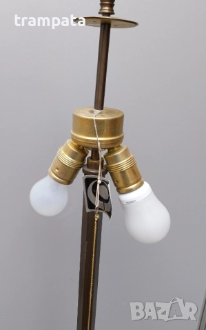 НАЙ ДОБРАТА ОФЕРТА 150см. Стара Немска подова правостояща лампа ,лампион ,абажур месинг , снимка 5 - Антикварни и старинни предмети - 52684143