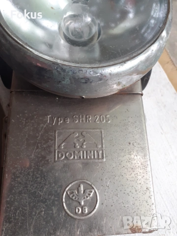 Стар немски акумолаторен фенер, снимка 3 - Антикварни и старинни предмети - 53429750