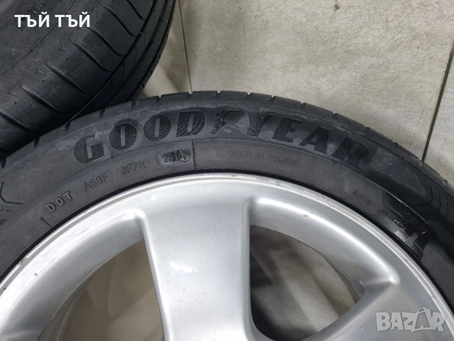 Комплект оригинални джанти за Адуди с летни гуми 5/100/16, снимка 6 - Гуми и джанти - 53578873