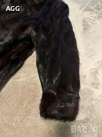 Палто от естествен косъм нутрия, снимка 5 - Палта, манта - 50572168