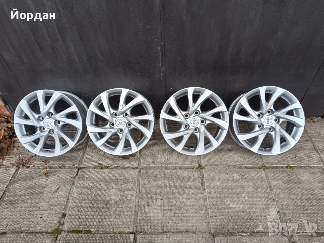 ОРИГИНАЛНИ джанти 16 '' цола 5x114,3 TOYOTA AURIS / Тойота 60,1 ET45, снимка 5 - Гуми и джанти - 52859419