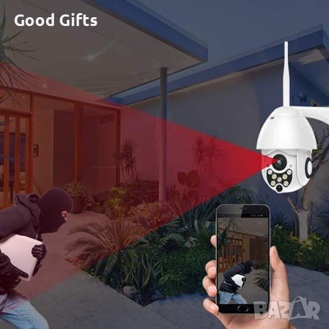 Безжична външна камера IP camera, снимка 5 - IP камери - 38099155