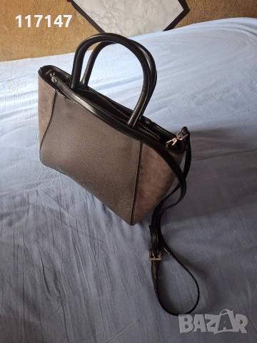 сива чанта за през рамо, снимка 3 - Чанти - 53411906