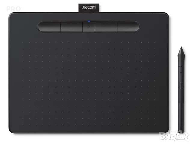 Графичен таблет Wacom Intuos S Bluetooth Черен 4096 нива на натиск
