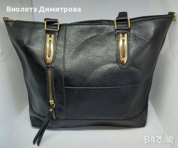 Дамска чанта с цип отпред, снимка 2 - Чанти - 38408358