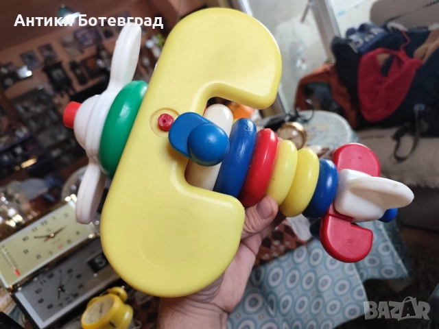 Стара българска играчка Самолет , снимка 3 - Антикварни и старинни предмети - 52913274