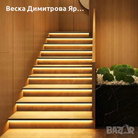 Интелигентен LED контролер със сензор за движение за стълби, 32 канала, 12/24V, снимка 8 - Лед осветление - 50676254