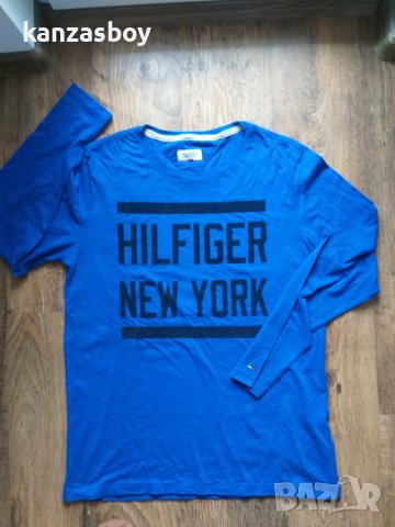 Tommy hilfiger - страхотна мъжка блуза КАТО НОВА ХЛ, снимка 4 - Блузи - 40303712