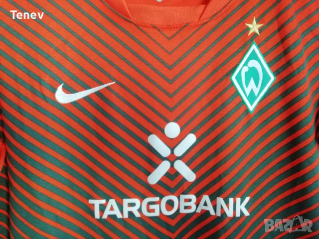 Werder Bremen Nike оригинална тениска фланелка Вердер Бремен 2011/2012 Away , снимка 3 - Тениски - 43849179