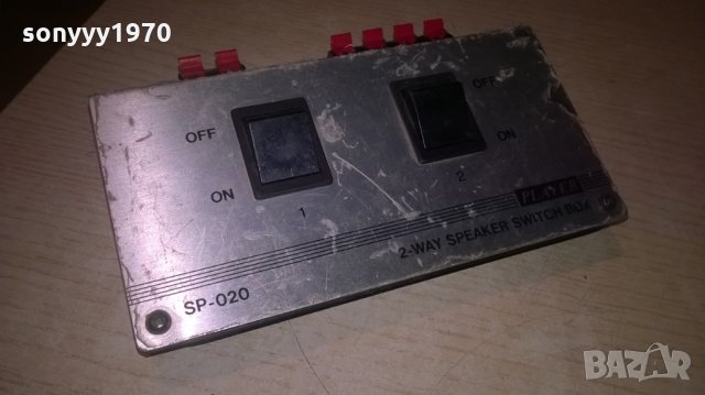 PLAYER SP-020 2WAY SPEAKER SWITCH BOX ВНОС ШВЕЦИЯ, снимка 6 - Други - 27626895