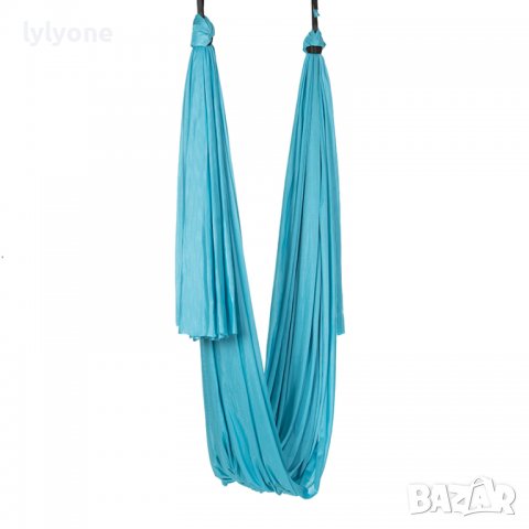 Нов Еластичен хамак * Люлка Слинг Шал за ВЪЗДУШНА ЙОГА * АКРОБАТИКА *с аксесоари * lyly.one* Цветове, снимка 2 - Йога - 37355074