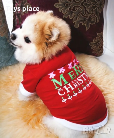 Ново червено шушляково яке за куче S/M, снимка 10 - За кучета - 52266654