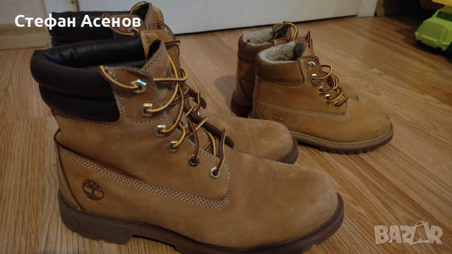 Нови мъжки кожени обувки Timberland Men's Earthkeepers Rugged Boot 5536R 46-47Н, снимка 11 - Мъжки боти - 44928903