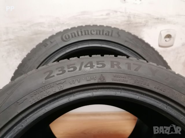 2 бр. 235/45/17 Continental / всесезонни гуми , снимка 7 - Гуми и джанти - 43216877