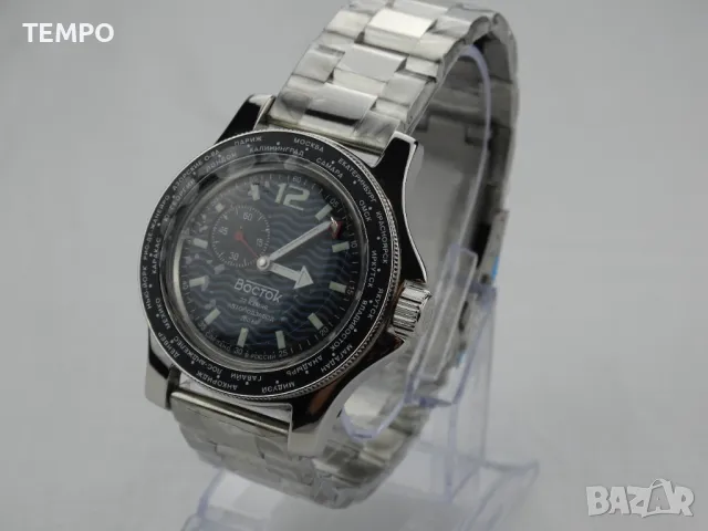 ВОСТОК АМФИБИЯ АВТОМАТИЧЕН-GMT ref: 13003В, снимка 9 - Мъжки - 46851918