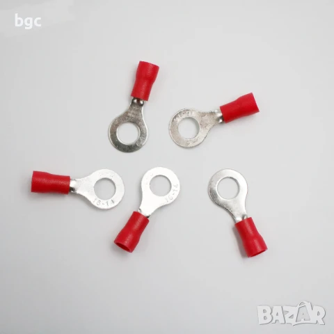 LIFEPO4 Медни Кабелни обувки с УДЪЛЖЕНО ухо 6мм отвор RV Покалаена Мед 100 броя Фотоволтаични батери, снимка 2 - Други инструменти - 50471096