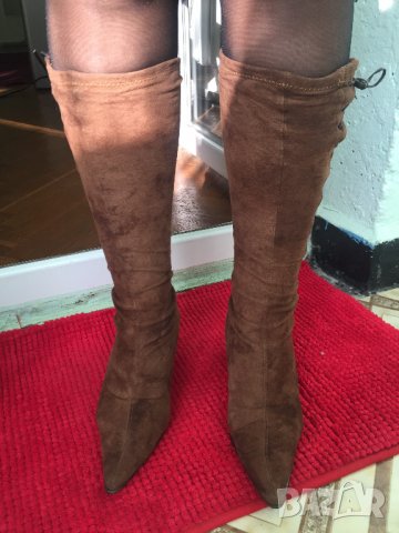 ботуши от кадифе Sahara, снимка 2 - Дамски ботуши - 26864963
