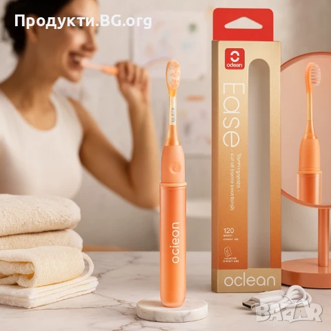 Електрическа четка за зъби Oclean X Ease, 1бp. накрайник, снимка 7 - Други - 51340661