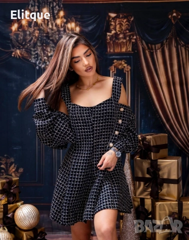 дамски комплект сако и рокля , снимка 10 - Рокли - 52743643