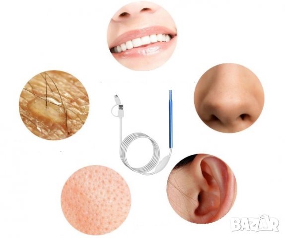 Висококачествена медицинска USB/microUSB ендоскоп камера 5.5 мм, 1200р, снимка 8 - Камери - 27786907