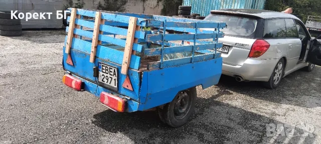 Ремарке с РЕГИСТРАЦИЯ. Намира се в град Габрово. Без коментар на цената!, снимка 3 - Аксесоари и консумативи - 50197258