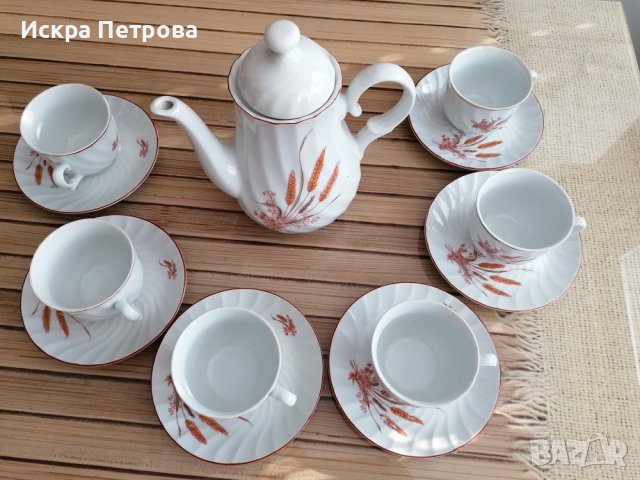 Сервиз за чай български и троен сет, снимка 2 - Сервизи - 37384132