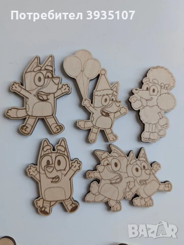 Дървени фигурки за оцветяване Пес патрул, снимка 4 - Фигурки - 50843028
