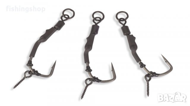 Готови монтажи - Anaconda Piercer Ronnie Rig Angle 90 TGX Micro Barb, снимка 1